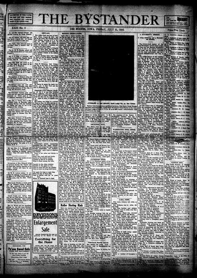 Iowa State Bystander, Jul 21, 1916