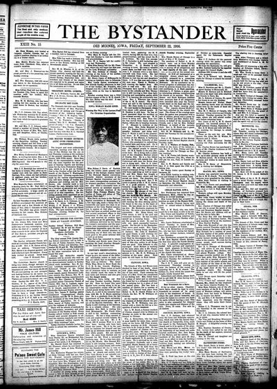 Iowa State Bystander, Sep 22, 1916
