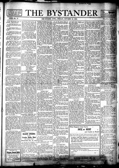 Iowa State Bystander, Oct 13, 1916