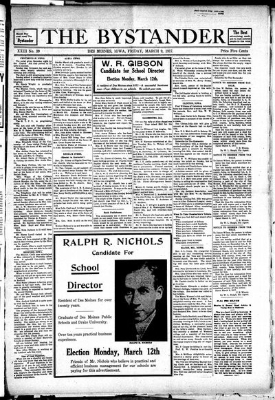 Iowa State Bystander, Mar 9, 1917