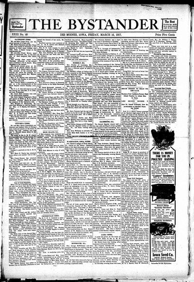 Iowa State Bystander, Mar 16, 1917