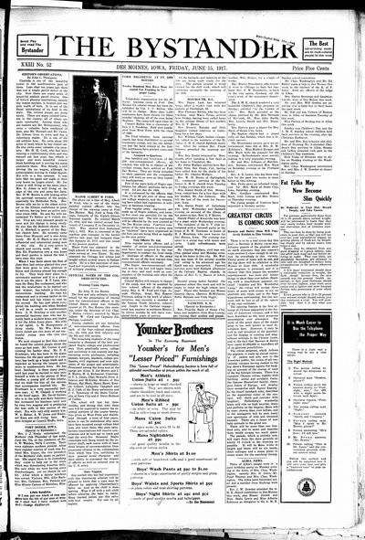 Iowa State Bystander, Jun 15, 1917