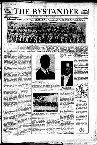 Iowa State Bystander, Aug 10, 1917