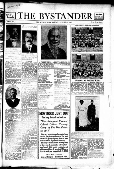 Iowa State Bystander, Aug 31, 1917