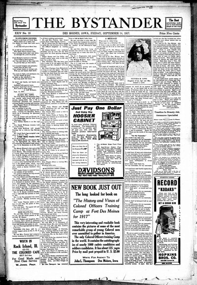 Iowa State Bystander, Sep 14, 1917