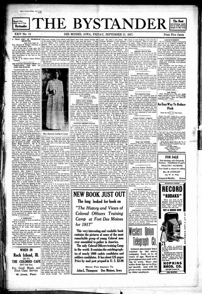 Iowa State Bystander, Sep 21, 1917