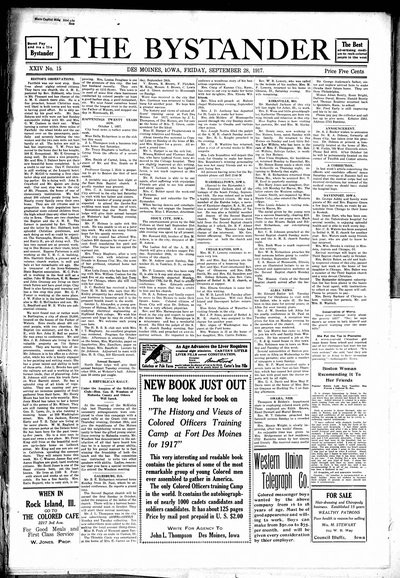 Iowa State Bystander, Sep 28, 1917