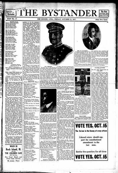 Iowa State Bystander, Oct 12, 1917
