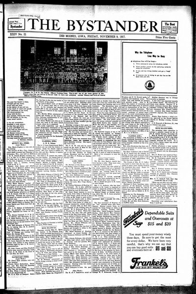 Iowa State Bystander, Nov 9, 1917