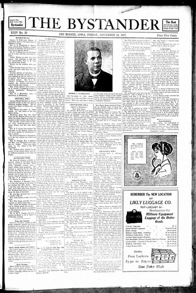 Iowa State Bystander, Nov 16, 1917
