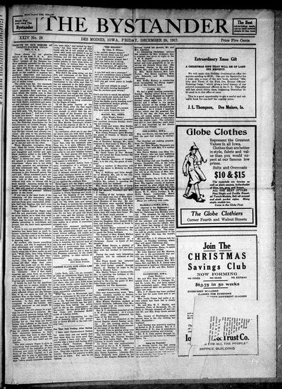 Iowa State Bystander, Dec 28, 1917