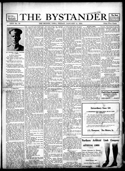 Iowa State Bystander, Jan 11, 1918