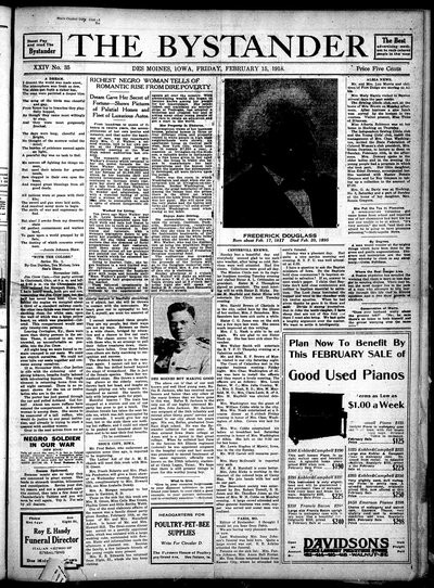Iowa State Bystander, Feb 15, 1918