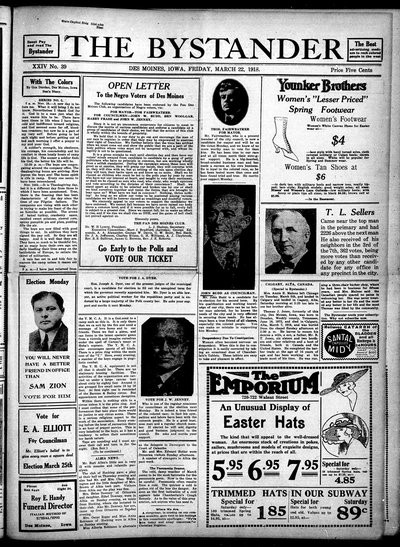 Iowa State Bystander, Mar 22, 1918