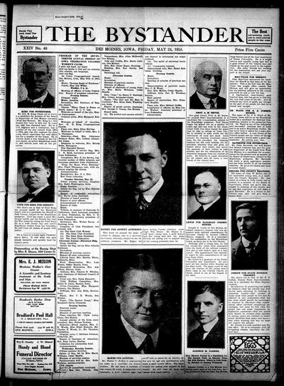 Iowa State Bystander, May 24, 1918