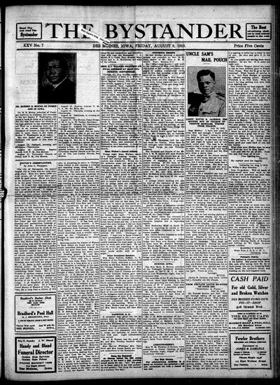 Iowa State Bystander, Aug 9, 1918
