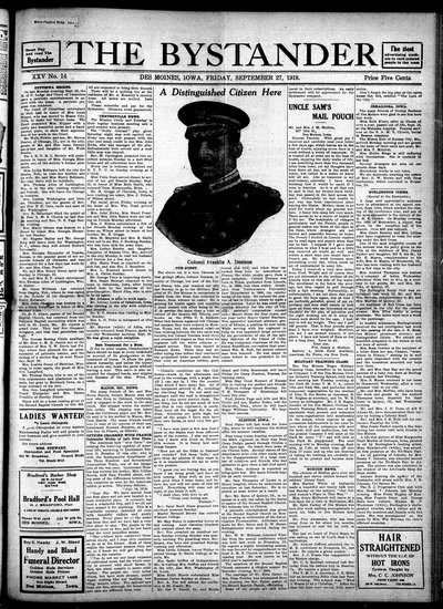 Iowa State Bystander, Sep 27, 1918