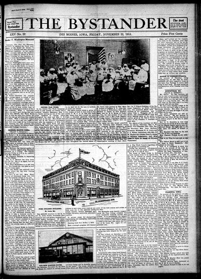 Iowa State Bystander, Nov 22, 1918