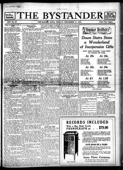 Iowa State Bystander, Dec 13, 1918
