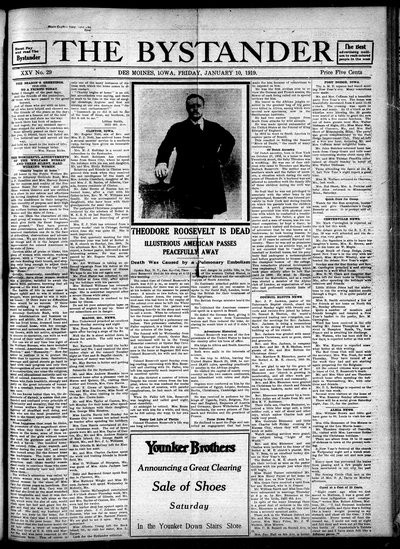 Iowa State Bystander, Jan 10, 1919