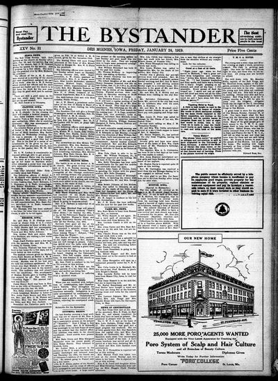 Iowa State Bystander, Jan 24, 1919