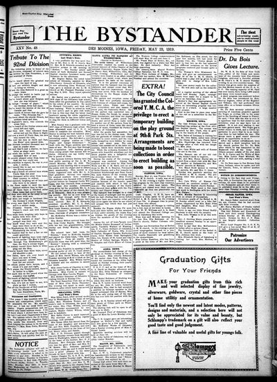 Iowa State Bystander, May 23, 1919
