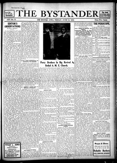 Iowa State Bystander, Jun 13, 1919