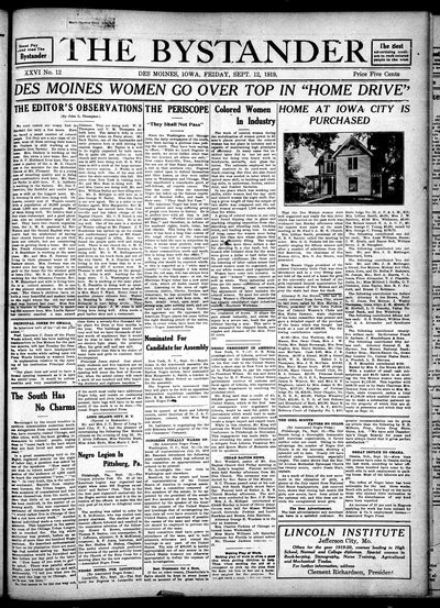 Iowa State Bystander, Sep 12, 1919