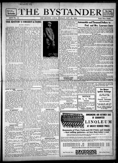 Iowa State Bystander, Oct 24, 1919