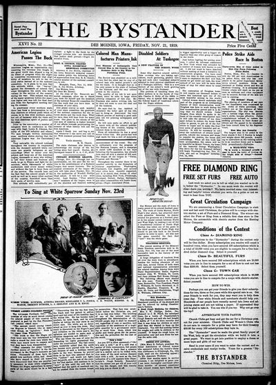 Iowa State Bystander, Nov 21, 1919