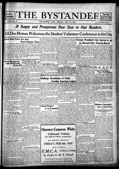 Iowa State Bystander, Dec 26, 1919