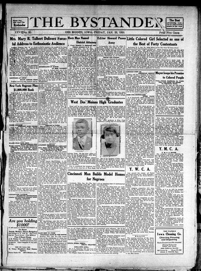Iowa State Bystander, Jan 23, 1920