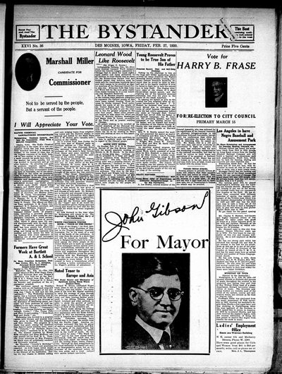 Iowa State Bystander, Feb 27, 1920