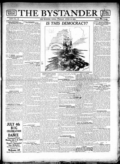 Iowa State Bystander, Jun 25, 1920