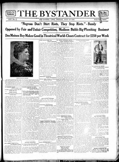 Iowa State Bystander, Jul 30, 1920
