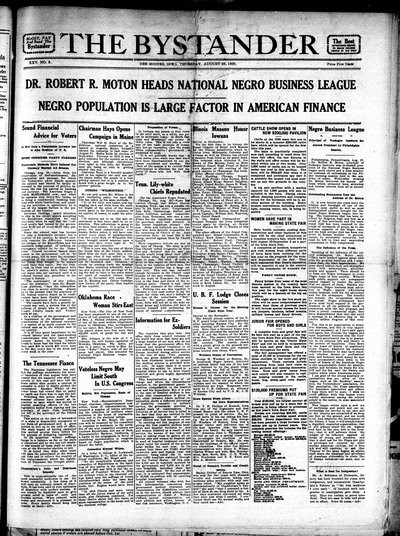 Iowa State Bystander, Aug 26, 1920