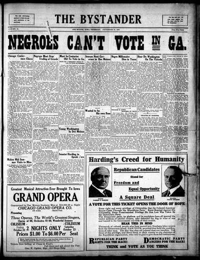 Iowa State Bystander, Sep 30, 1920