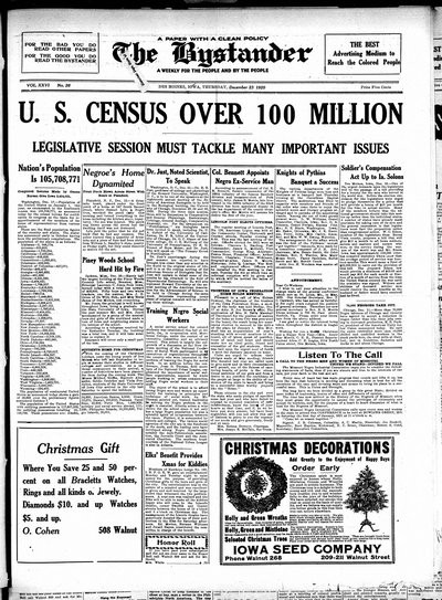 Iowa State Bystander, Dec 23, 1920
