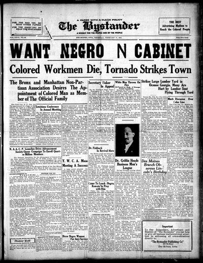 Iowa State Bystander, Feb 17, 1921