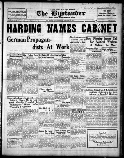 Iowa State Bystander, Feb 24, 1921
