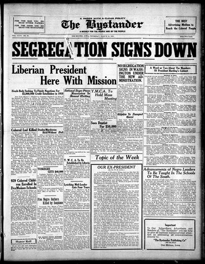 Iowa State Bystander, Mar 10, 1921