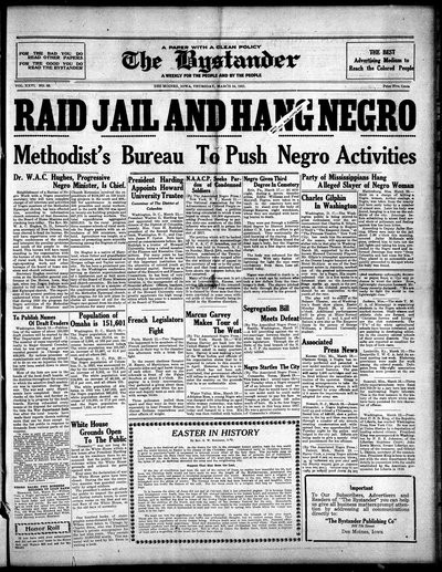 Iowa State Bystander, Mar 24, 1921