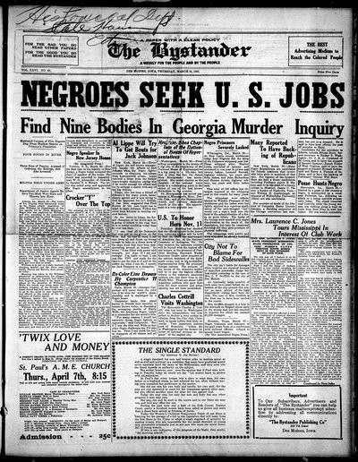 Iowa State Bystander, Mar 31, 1921