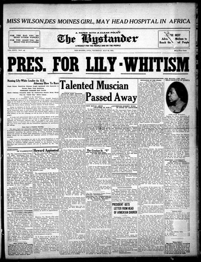 Iowa State Bystander, May 26, 1921