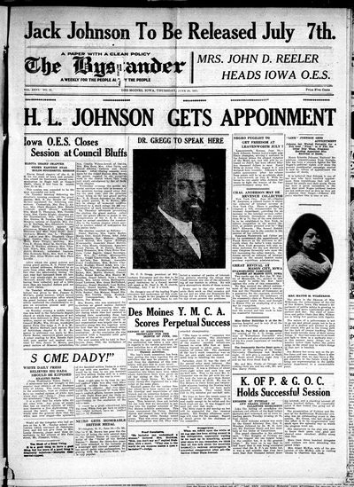 Iowa State Bystander, Jun 30, 1921