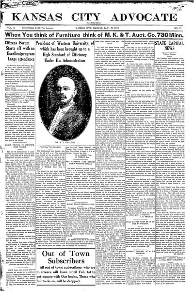 Kansas City Advocate, Jan 21, 1916