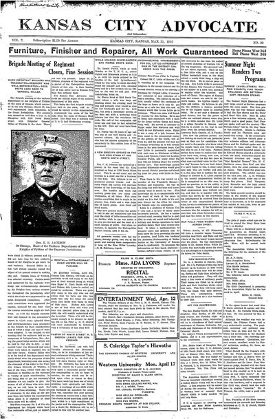 Kansas City Advocate, Mar 31, 1916