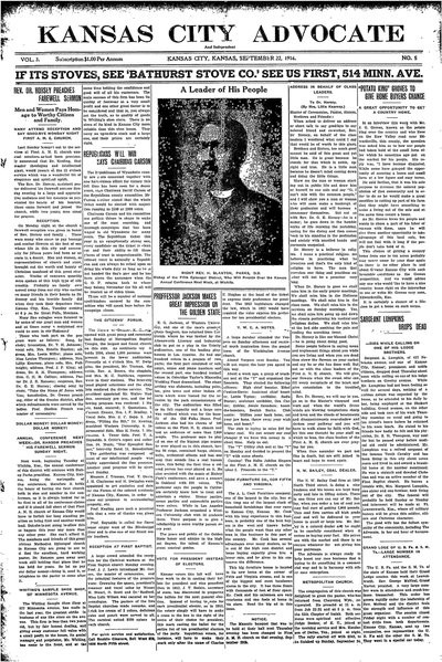 Kansas City Advocate, Sep 22, 1916