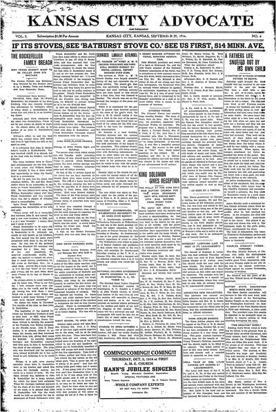 Kansas City Advocate, Sep 29, 1916