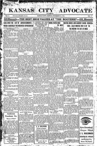 Kansas City Advocate, Dec 15, 1916
